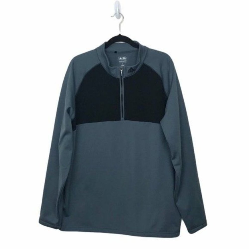 Adidas Golf Climawarm Colorblock 1/4 Zip Pullover XL